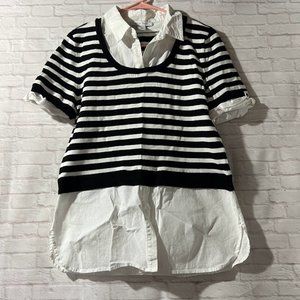 Button Down Sweater Top